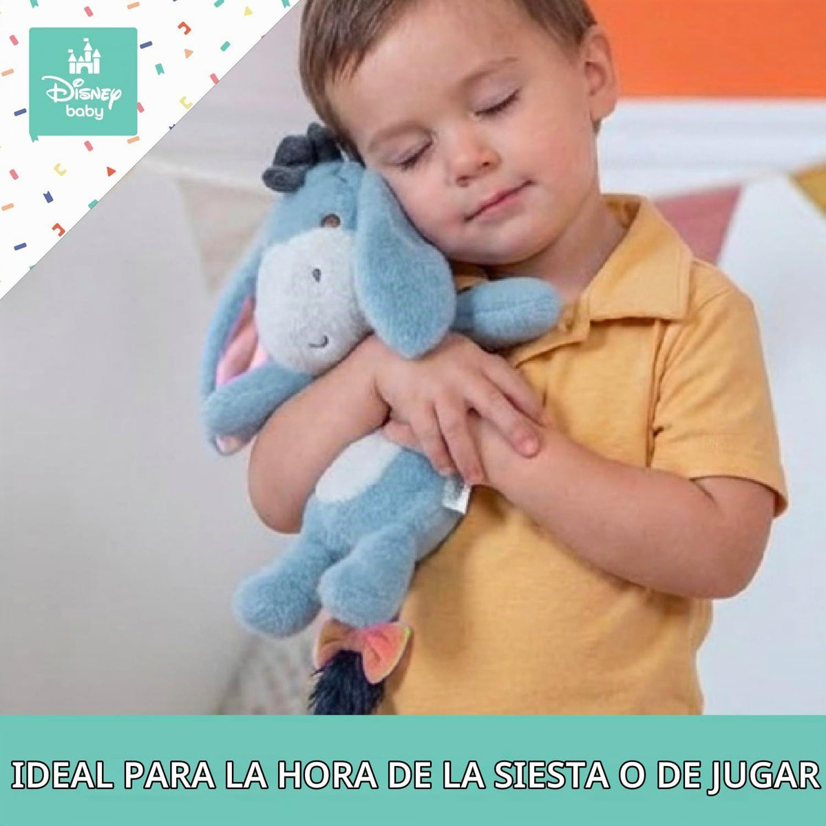 Kids Preferred Disney Eeyore Cuddle Pal - Peluche de material ultra...