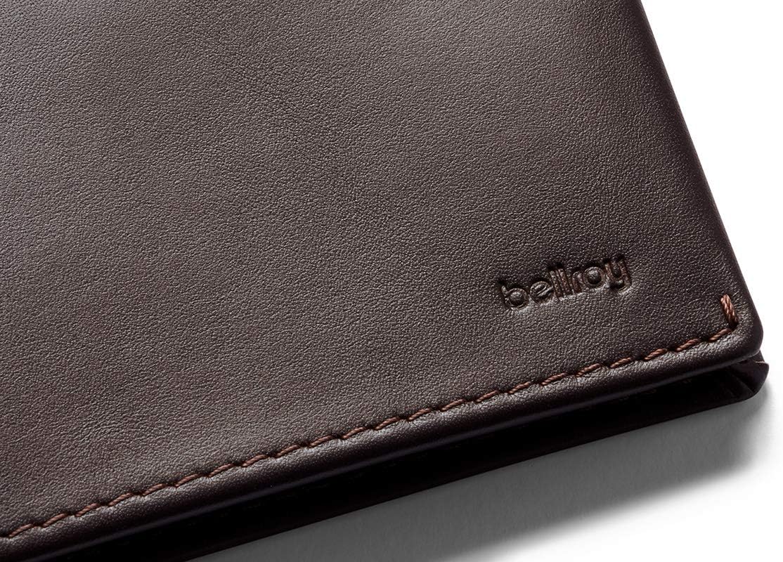 Bellroy Slim Sleeve, billetera de cuero delgada (capacidad máxima:...