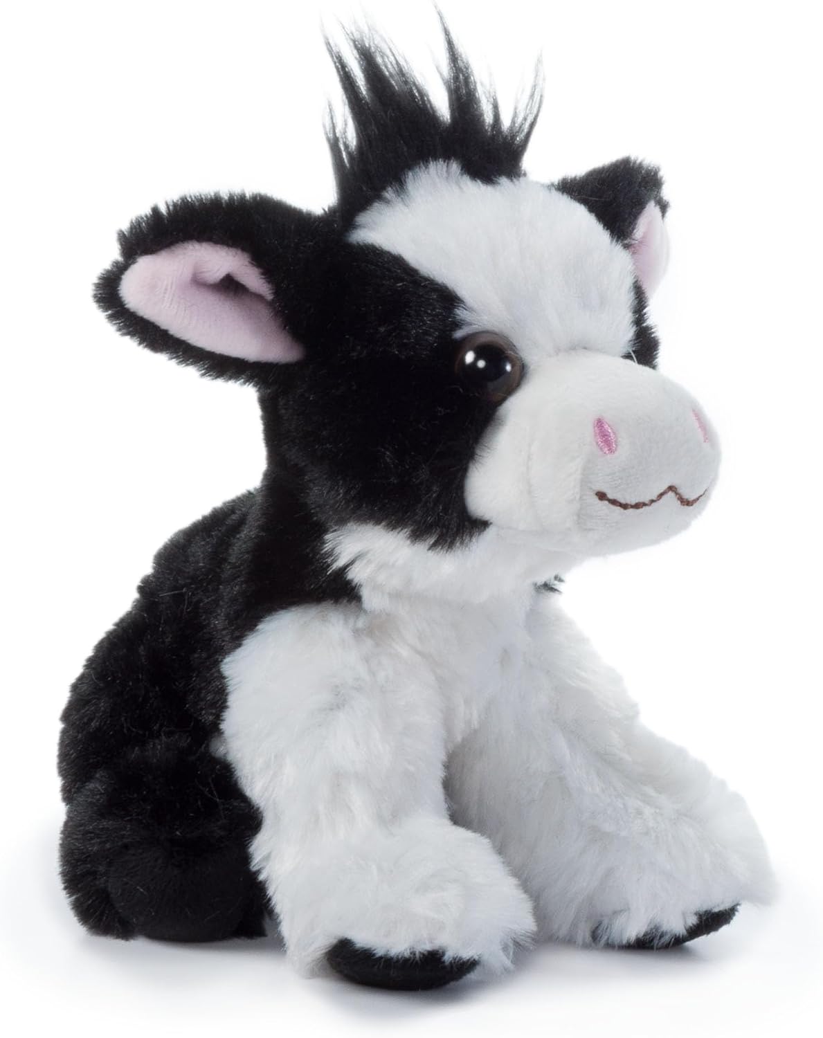 The Petting Zoo Peluche de vaca, Babiez, regalos para niños, 6 pulg...