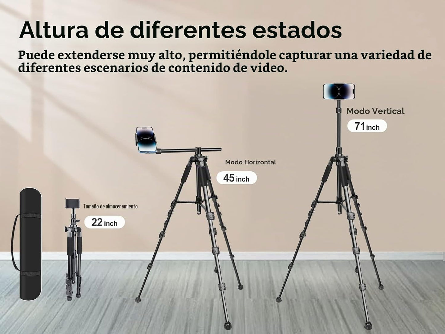 Elitehood Trípode para iPhone para grabación de video aérea [resist...