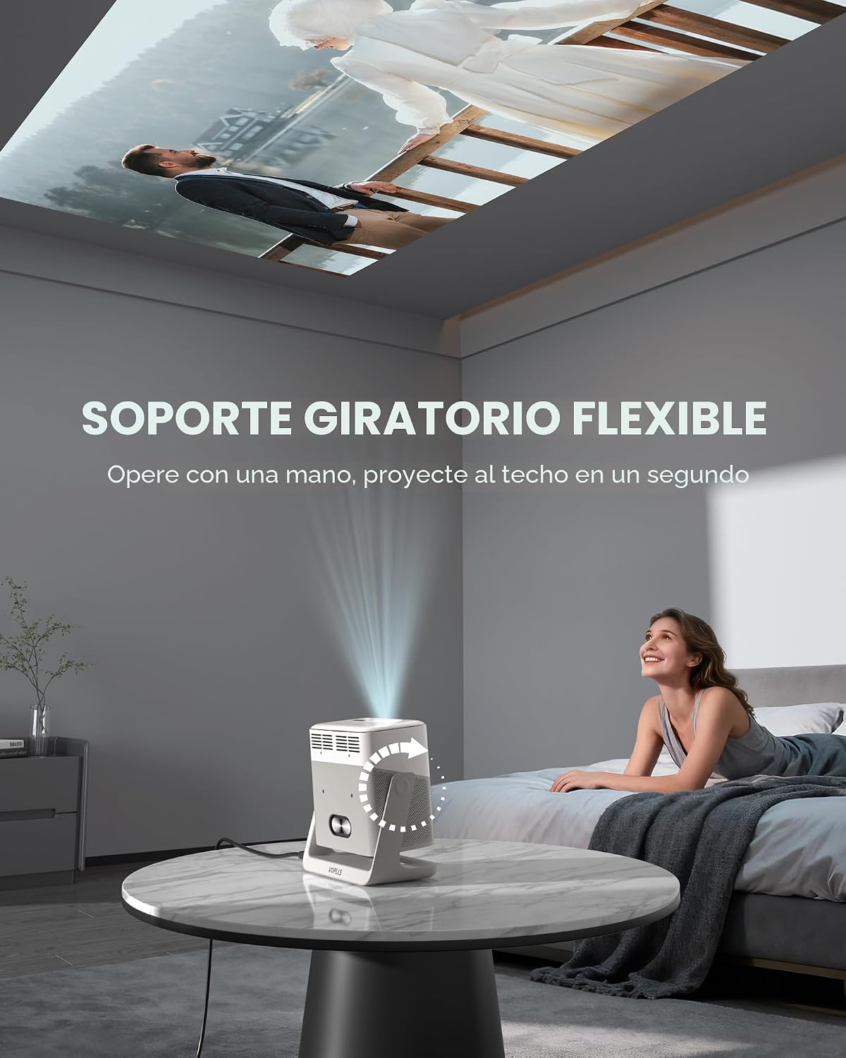 Google TV con licencia oficial: proyector inteligente 4K para exter...