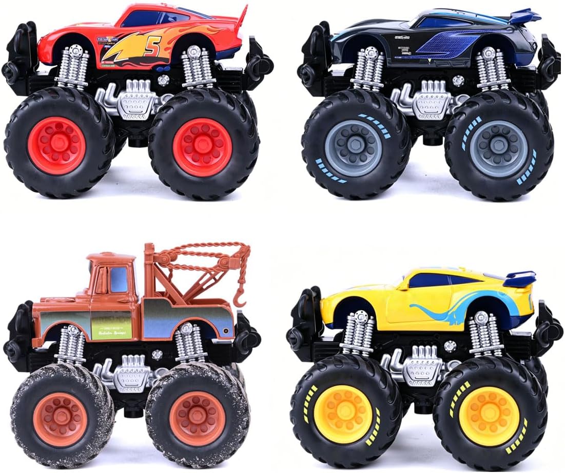 ZXIHYYN 1\/45 Big Wheel and his Friends Coche de juguete de metal,...
