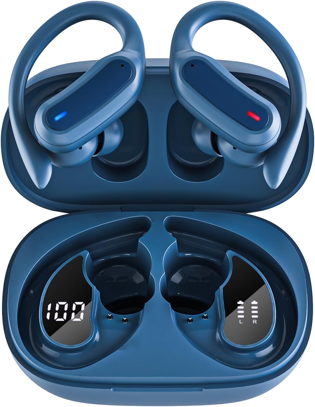 TRAUSI Auriculares inalámbricos Bluetooth, auriculares estéreo de 5...