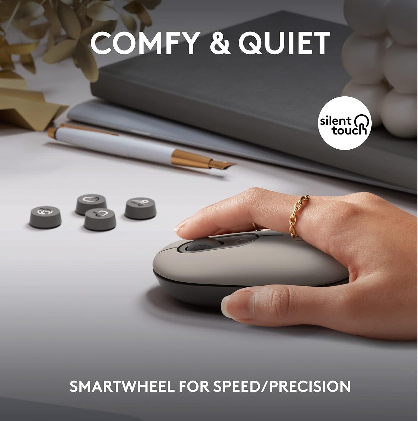Logitech POP Keys + POP Mouse Conjunto de teclado inalámbrico y mou...