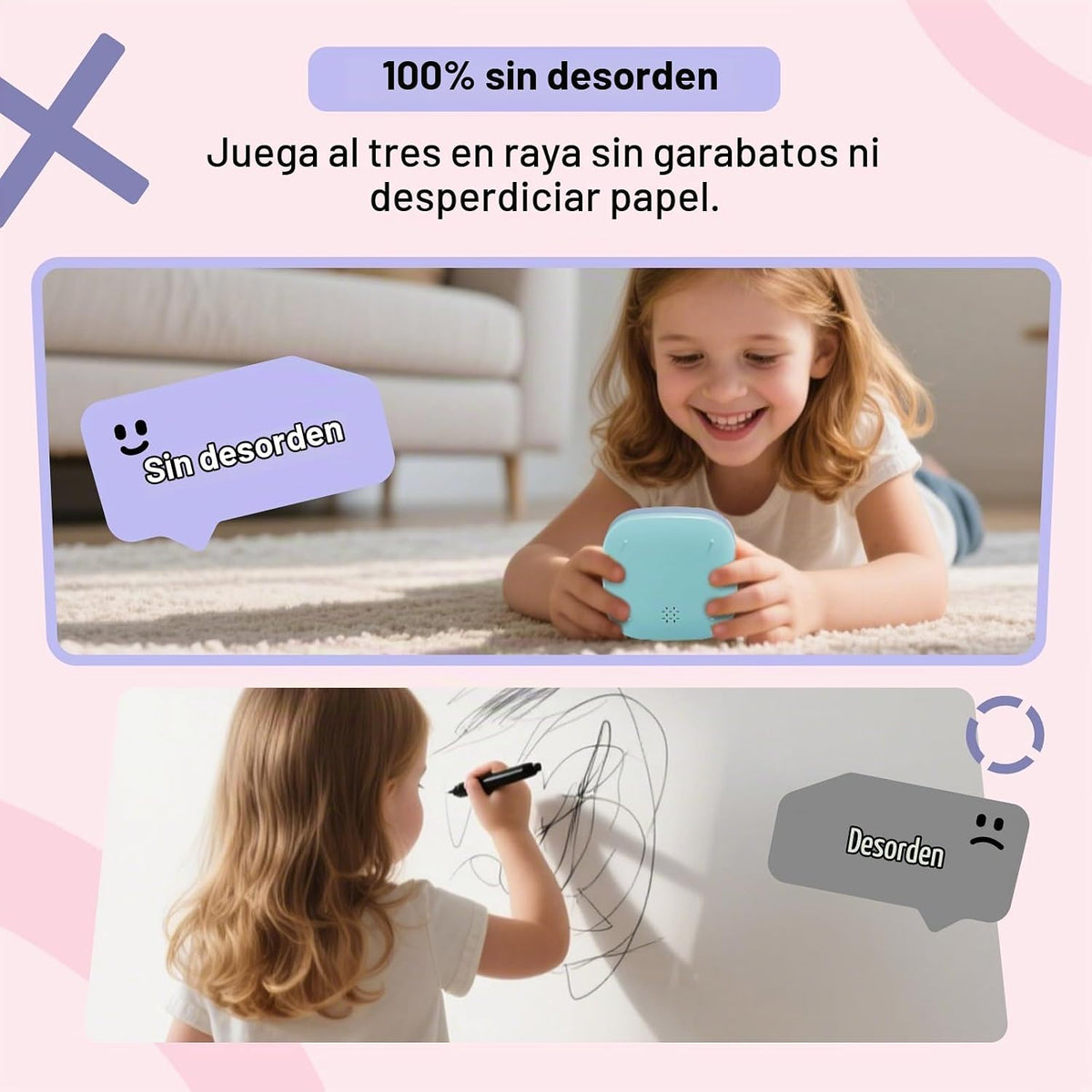 BearHonie Tic Tac Toe - Juego de rompecabezas electrónico portátil...