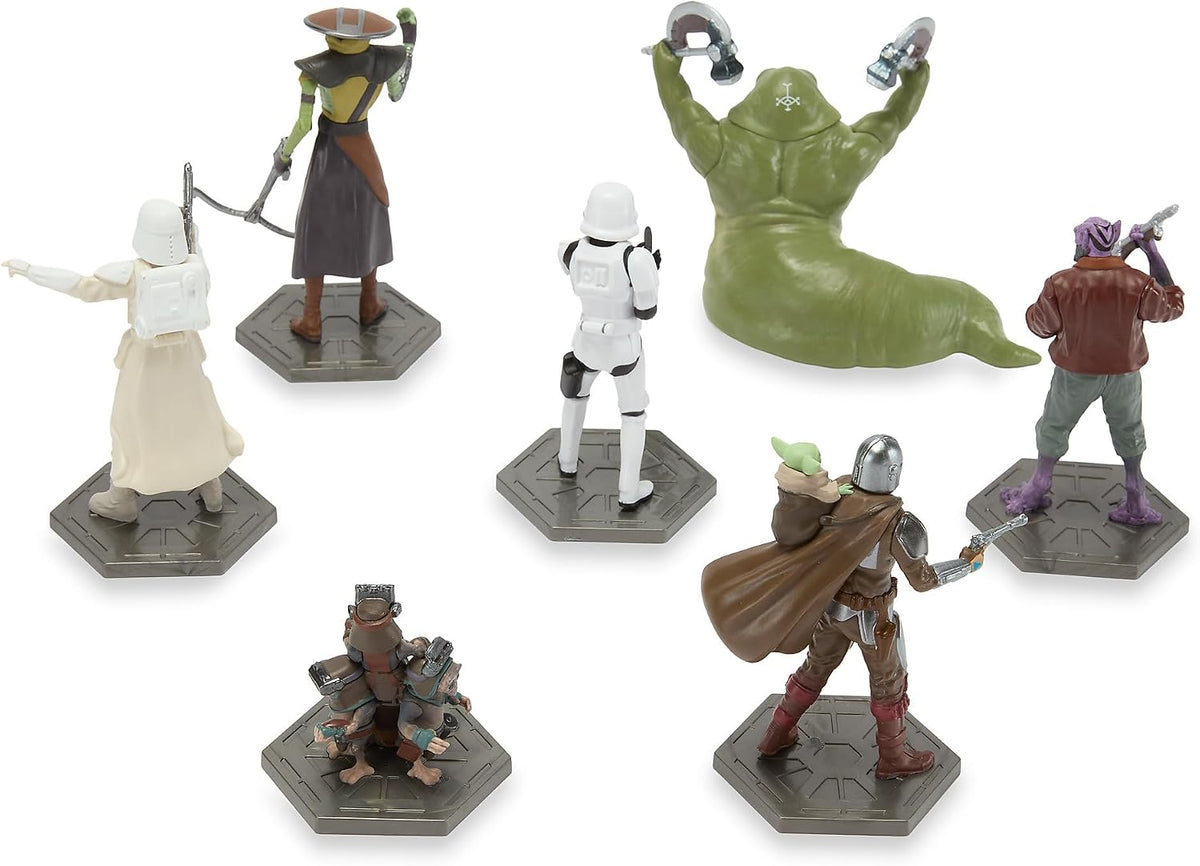 DISNEY STORE Juego oficial de figuras de Star Wars: The Mandalorian...