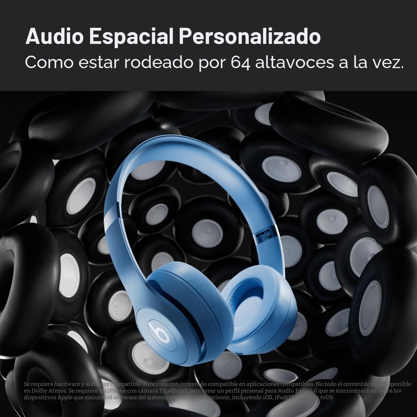 Beats Solo 4 - Auriculares inalámbricos Bluetooth en la oreja, comp...