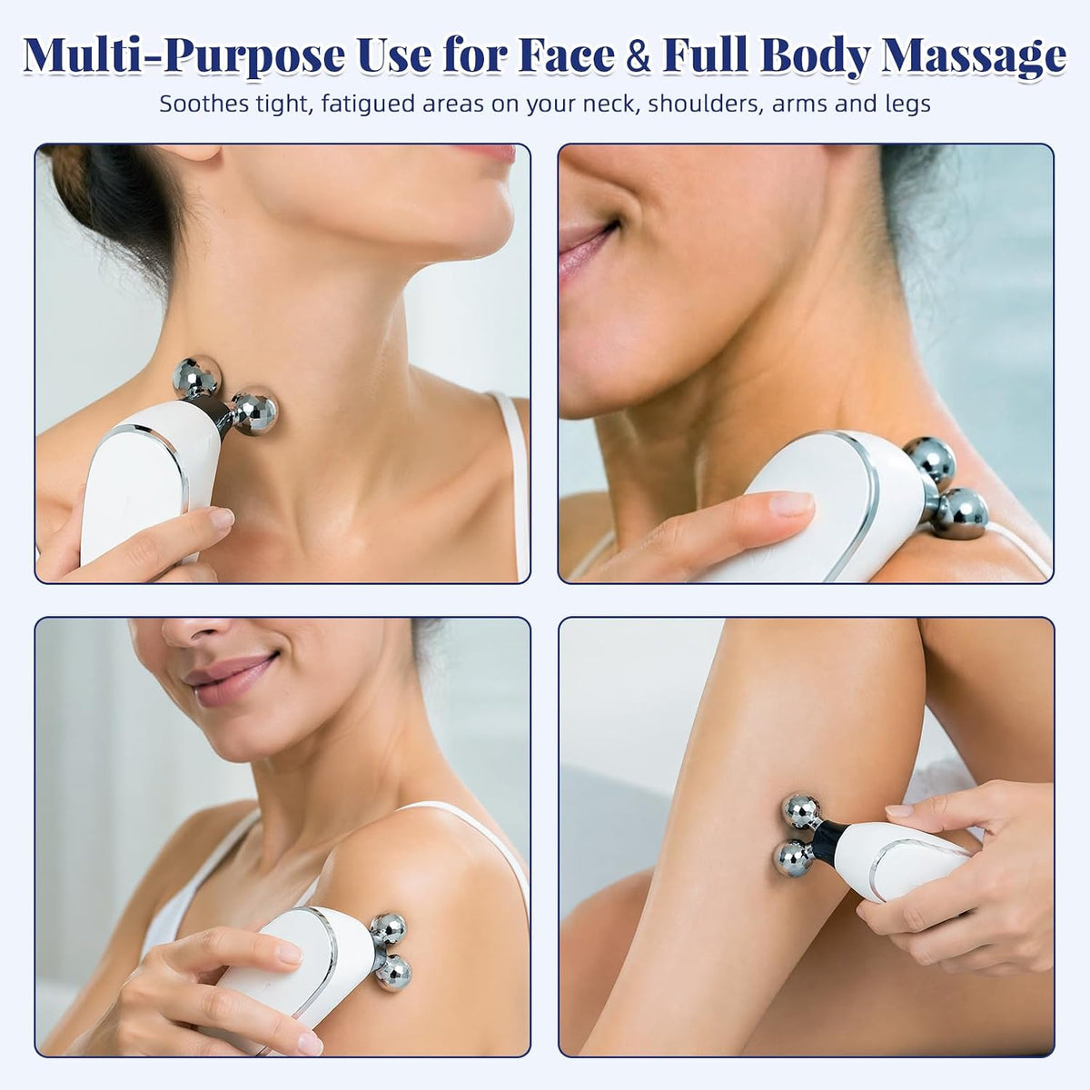 Masajeador facial eléctrico, herramienta de masaje para esculpir ro...