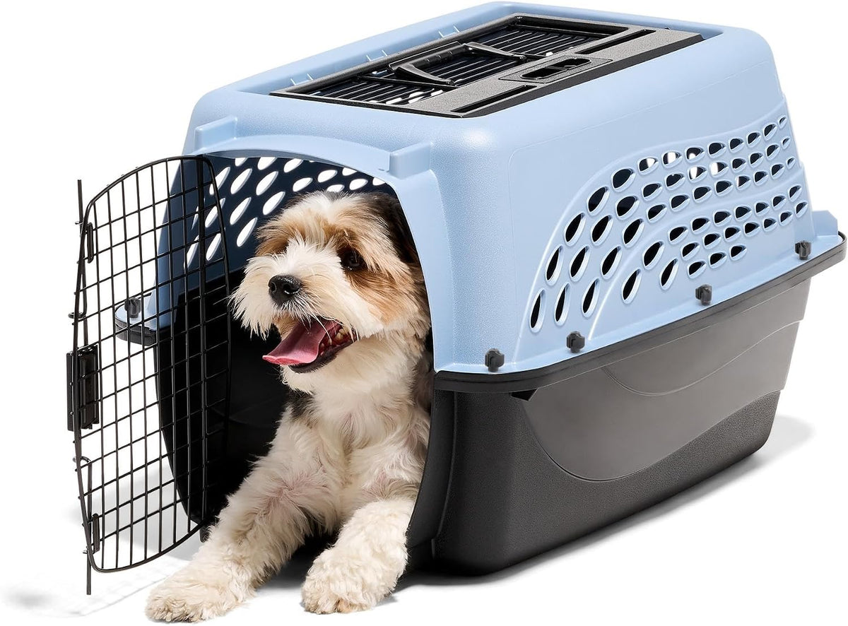 Petmate Caseta para mascotas de 24 pulgadas con carga superior de d...