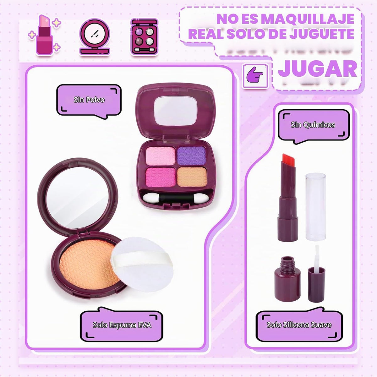 INNOCHEER Bolso de niñas pequeñas, bolso de juguete para niños con...