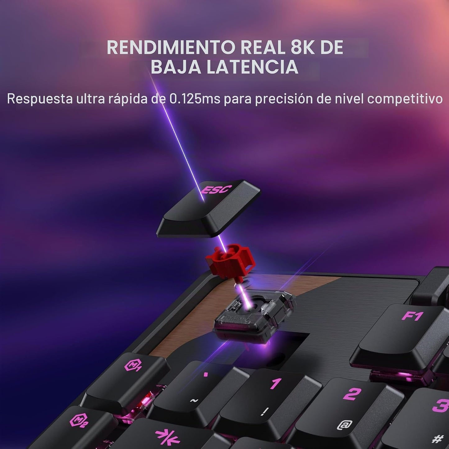 Turtle Beach Command Series KB5 Teclado mecánico para juegos de tam...