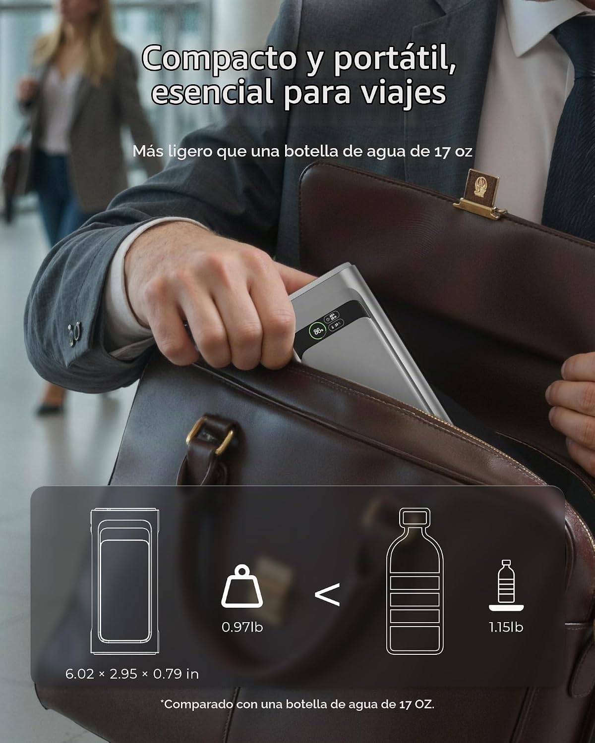 TALIX Banco de energía para laptop, cargador portátil de 20000 mAh,...