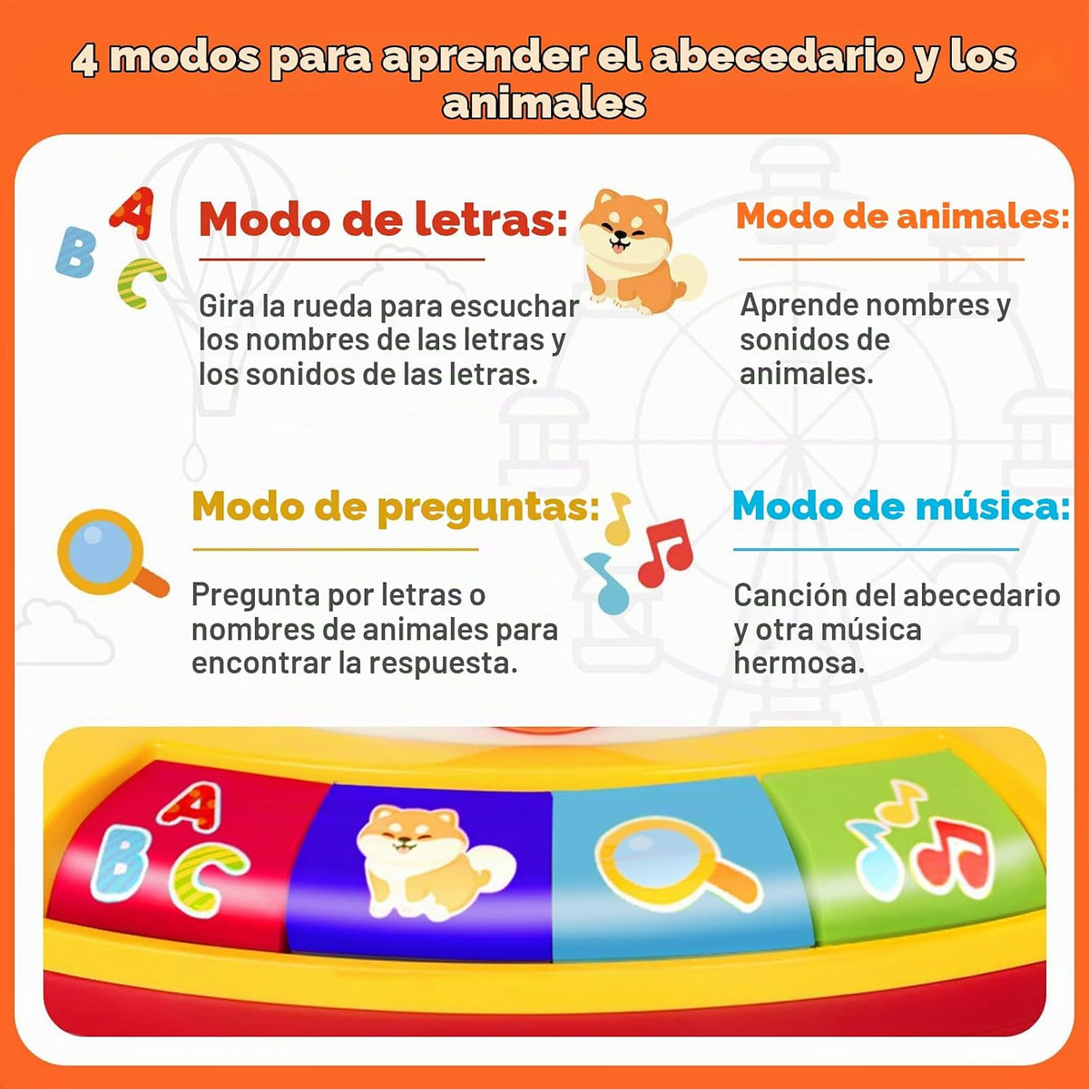 Juguetes de aprendizaje para niños pequeños de 1 a 3 años, zoológic...