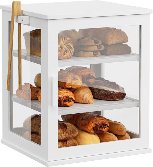 WOWLIVE Panera para encimera de cocina, contenedor grande de almace...