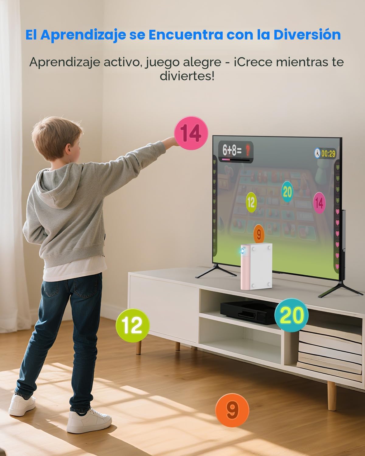 Consola de juegos con detección de movimiento MetFut - 28 juegos di...