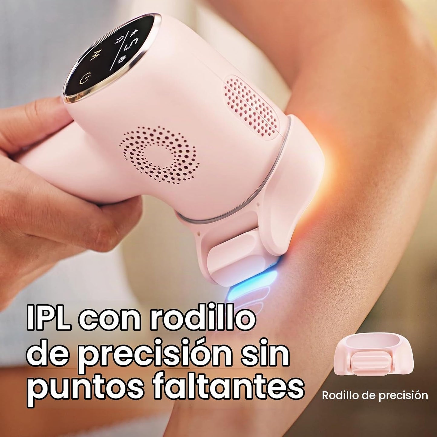 Wavytalk Dispositivo de depilación IPL, Bare It con rodillo de prec...