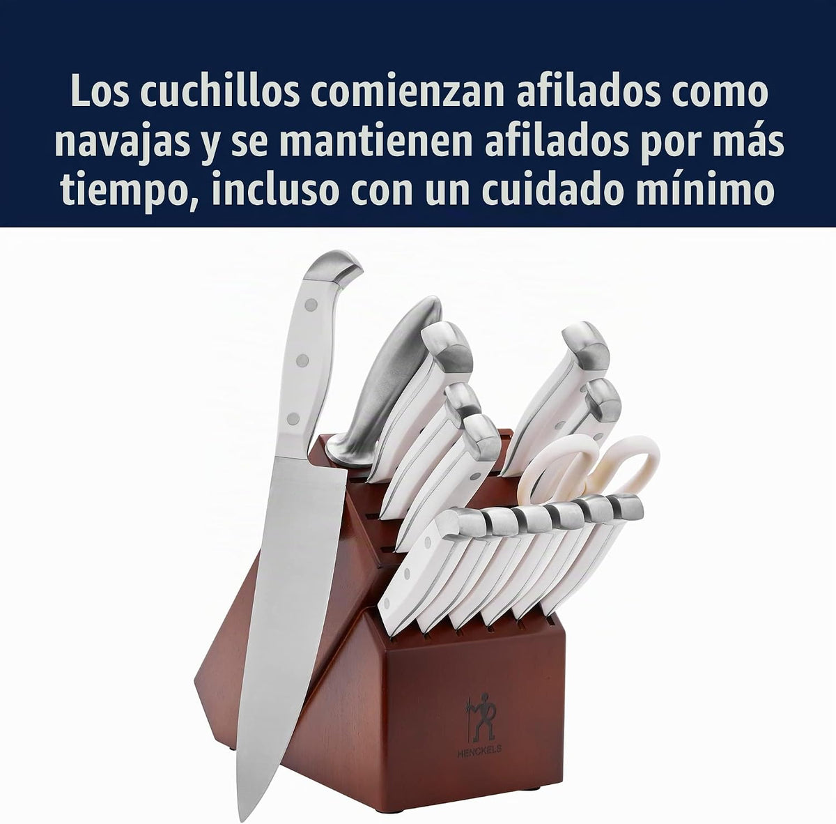 Henckels Statement - Juego de cuchillos de 15 piezas, afilado para...
