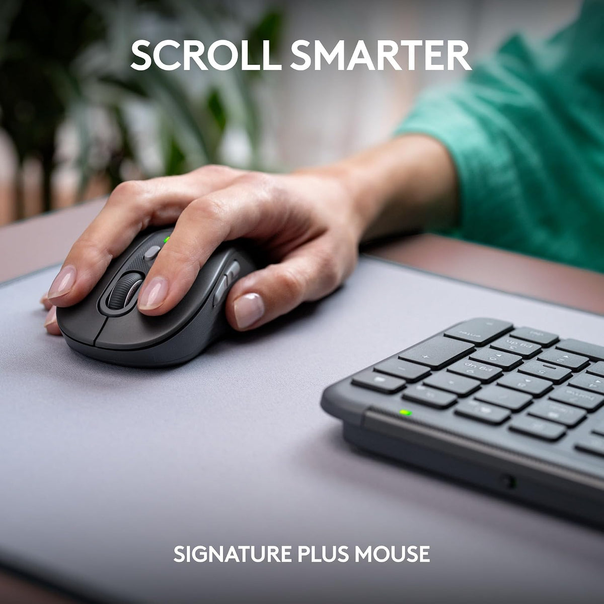 Logitech MK955 Combo de teclado inalámbrico y mouse óptico, negro (...