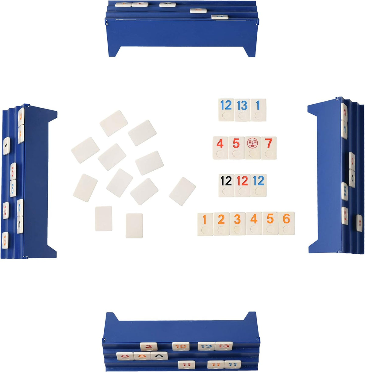 Point Games Juego clásico de Rummy Cube de tamaño completo, con est...