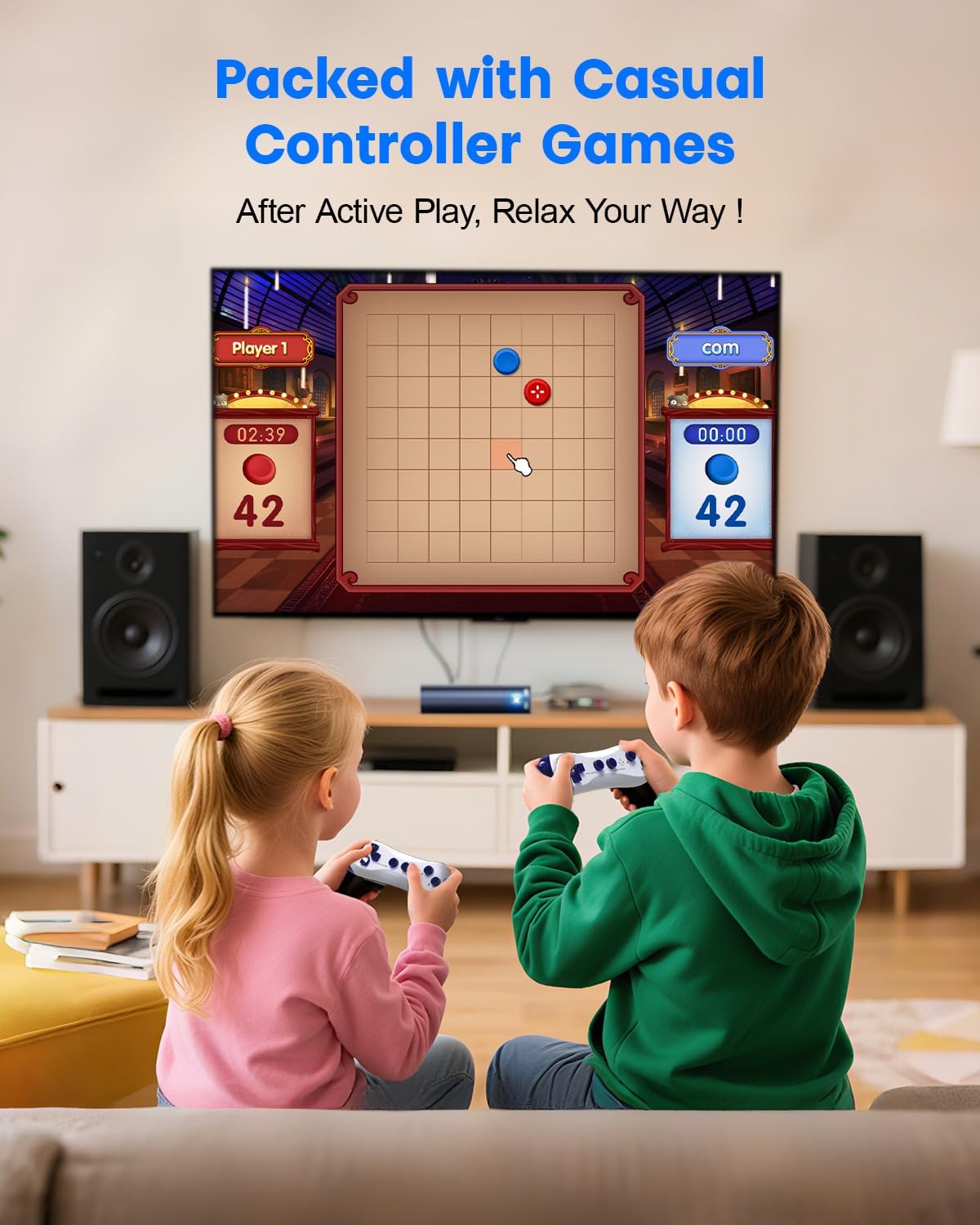 MetFut Consola de juegos AR Motion para niños: sistema de juego de...