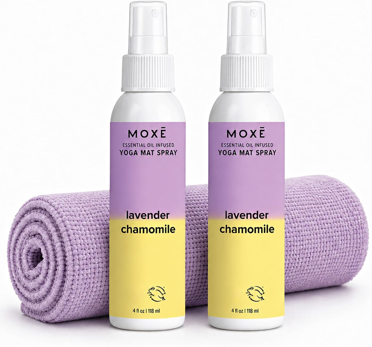 MOXE Spray limpiador de esterilla de yoga, aceite esencial de lavan...