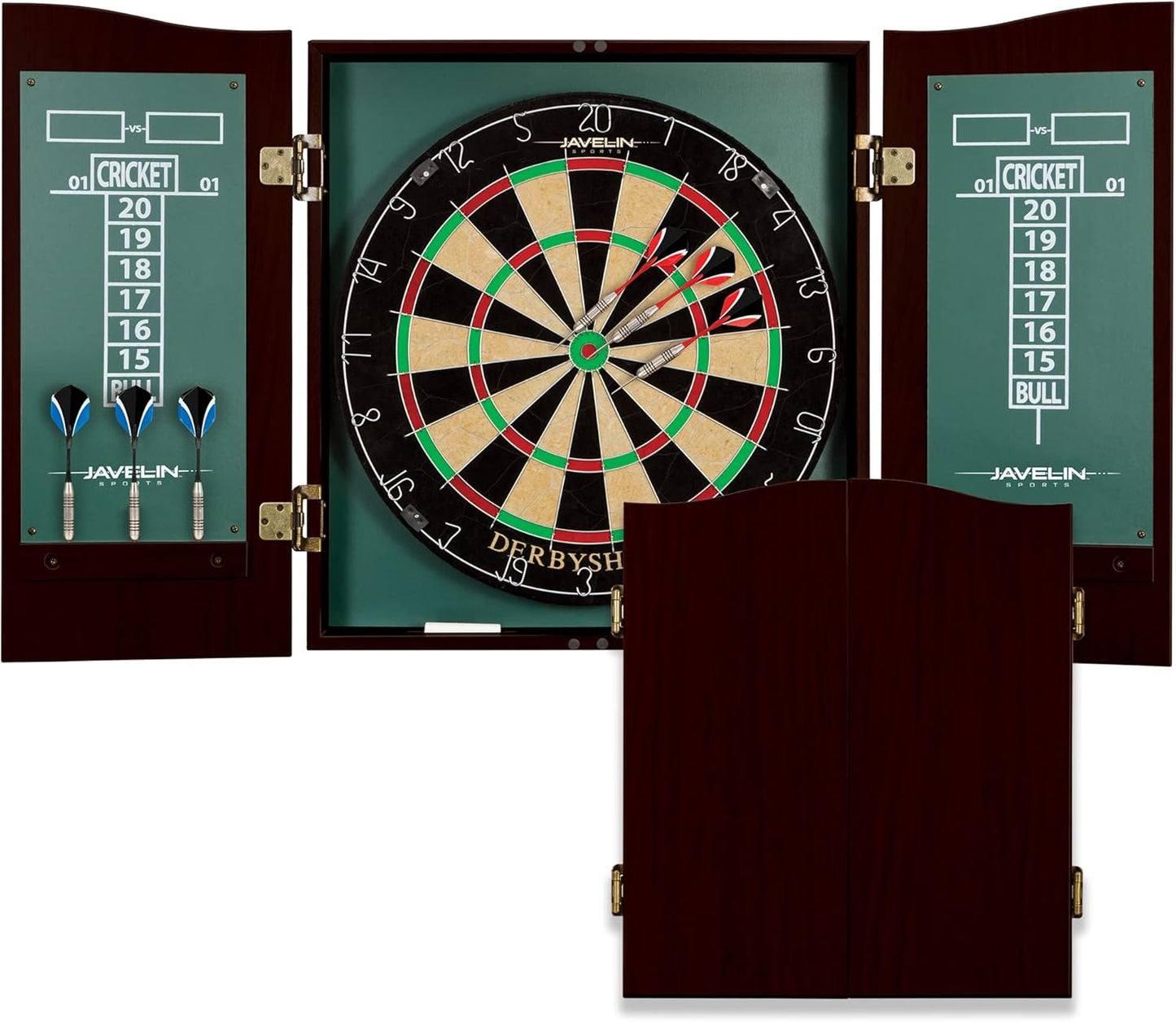 EastPoint Belmont - Gabinete para tablero de dardos, 6 dardos con p...