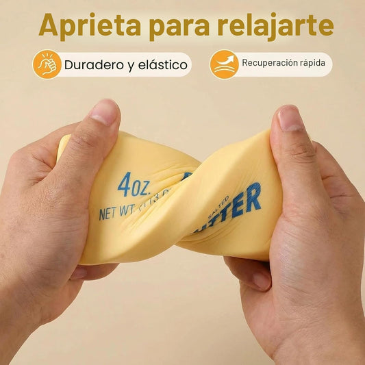 Pelotas para el estrés con forma de mantequilla de rebote lento, 20...