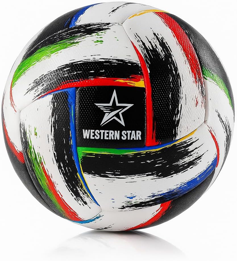 Western Star Balón de fútbol Helix- Tamaño 3 4 5 \u2013 Pelotas de...