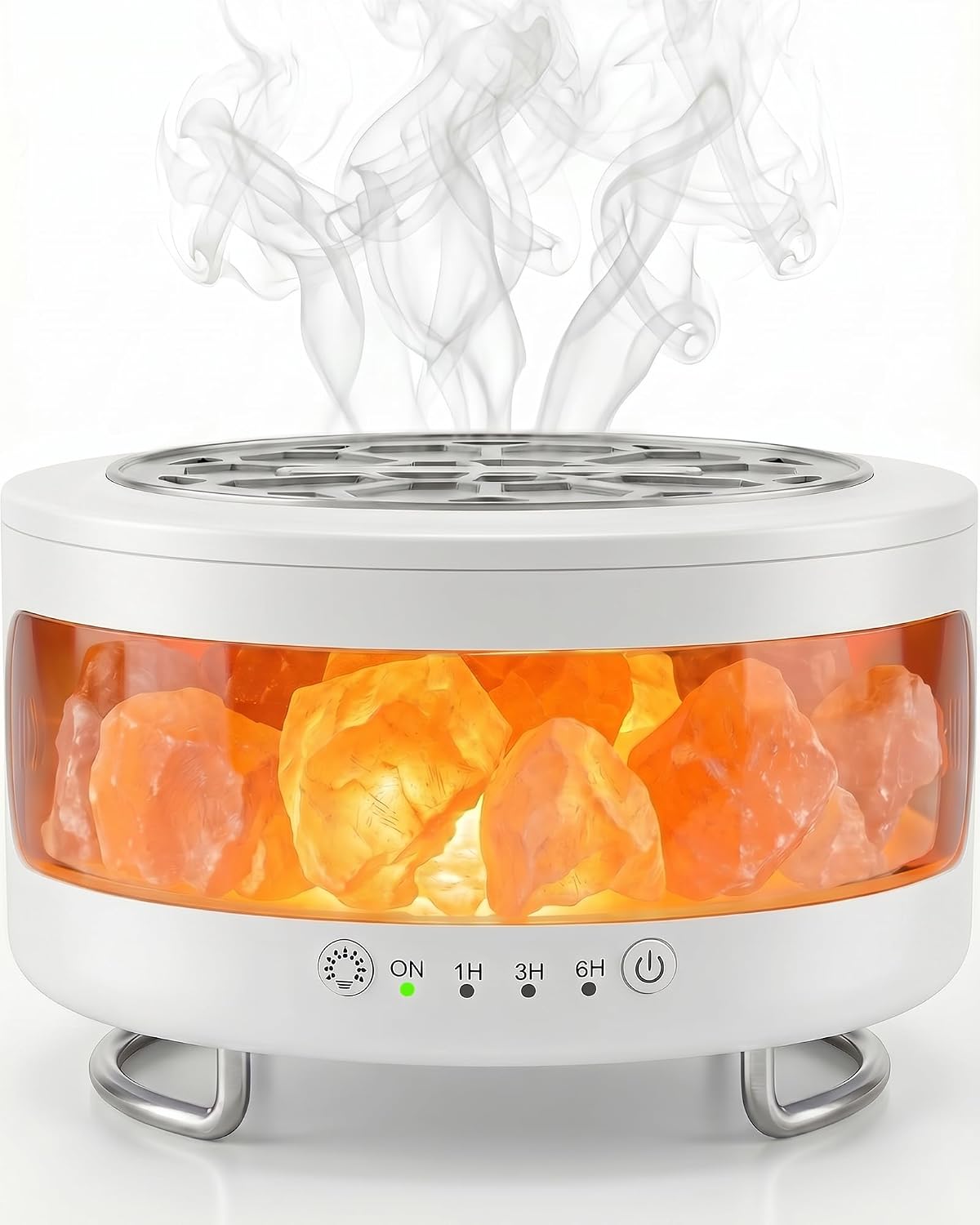 Difusor de aceite esencial con lámpara de sal del Himalaya, difusor...