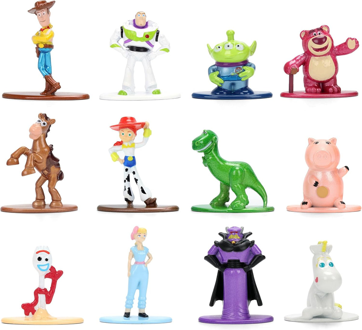 Jada Disney Pixar Toy Story Nano Metalfigs - Paquete de 12 juguetes...