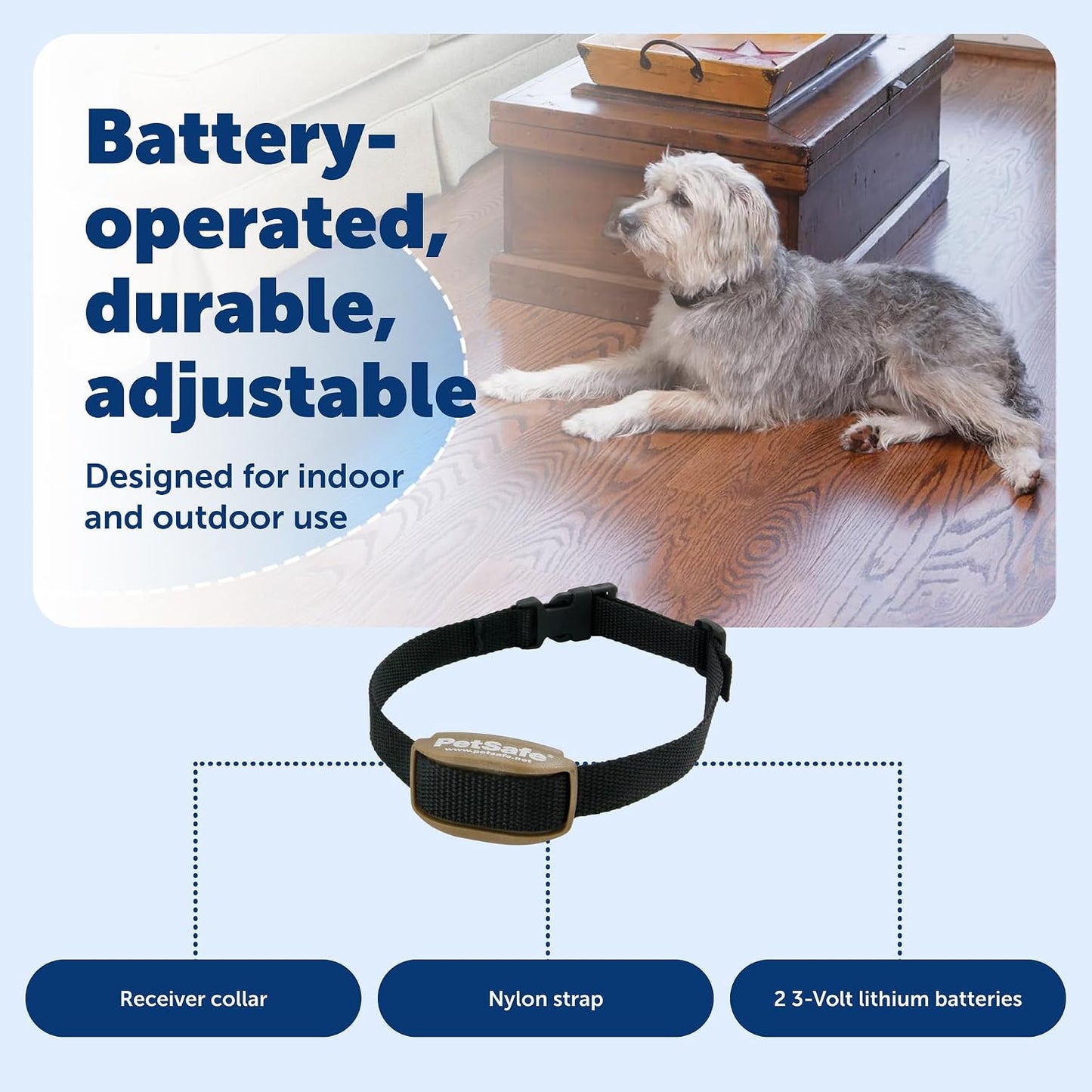 PetSafe PAWZ AWAY AJUSTE Cuello de receptor para gatos y perros may...