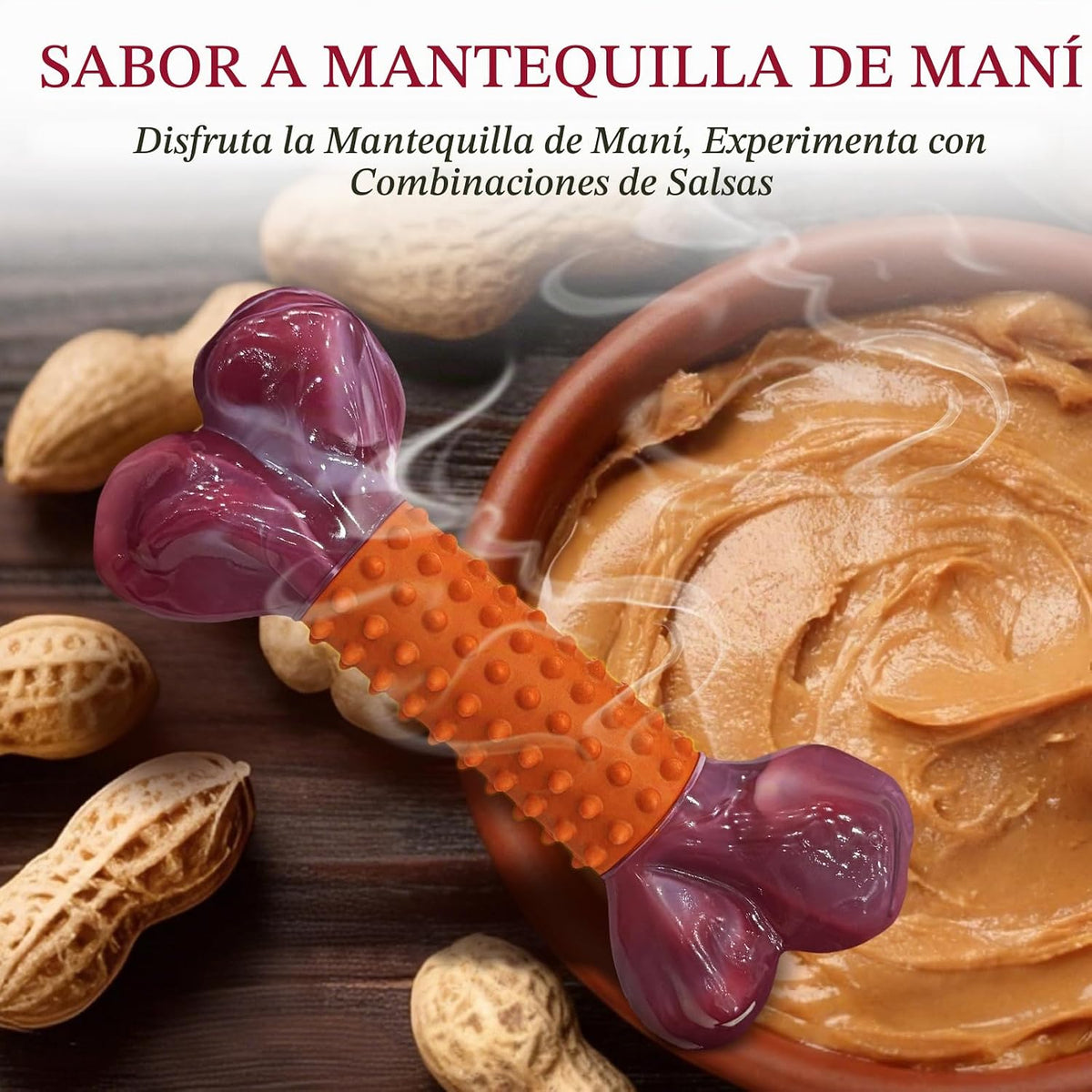 Apasiri Juguetes para perros para masticadores agresivos con sabor...