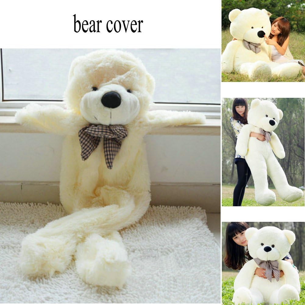 Fengheshun Oso de peluche súper gigante de 70.9 in con cubierta ext...