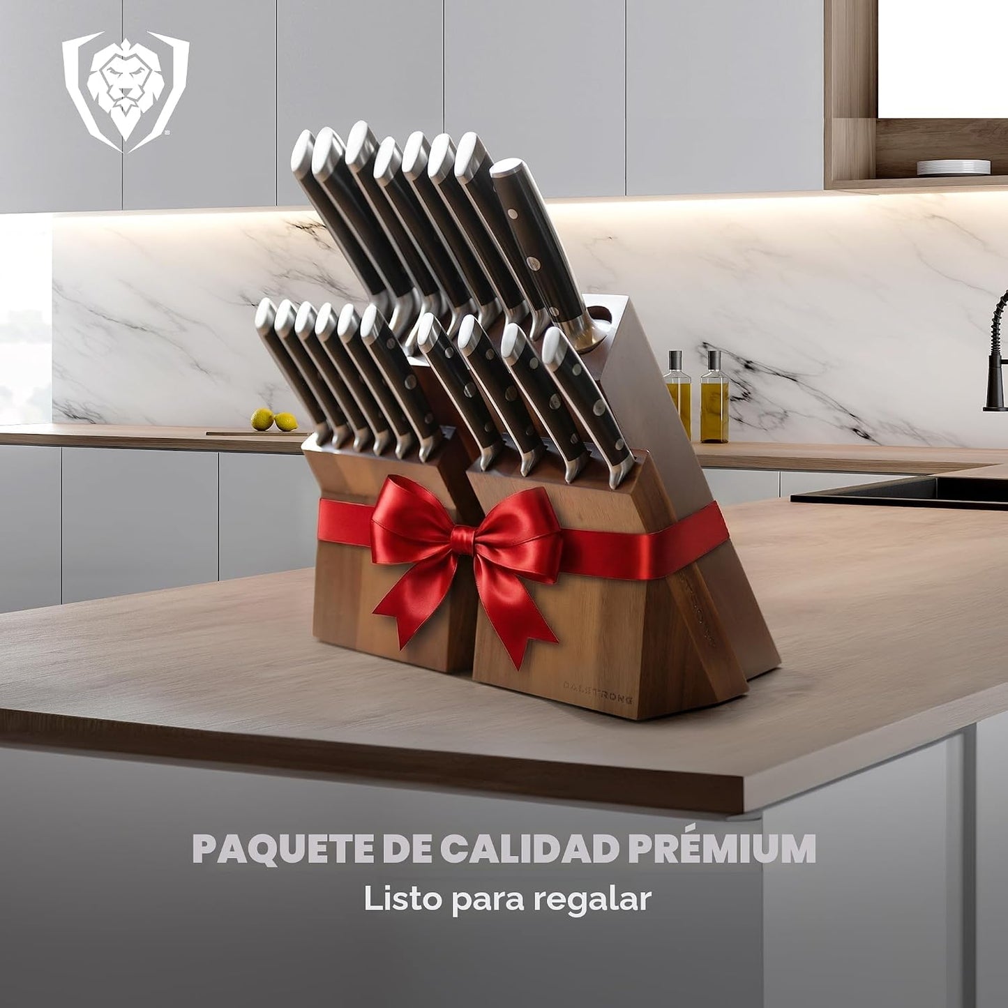 DALSTRONG Gladiator Series Elite - Juego de cuchillos de acero inox...