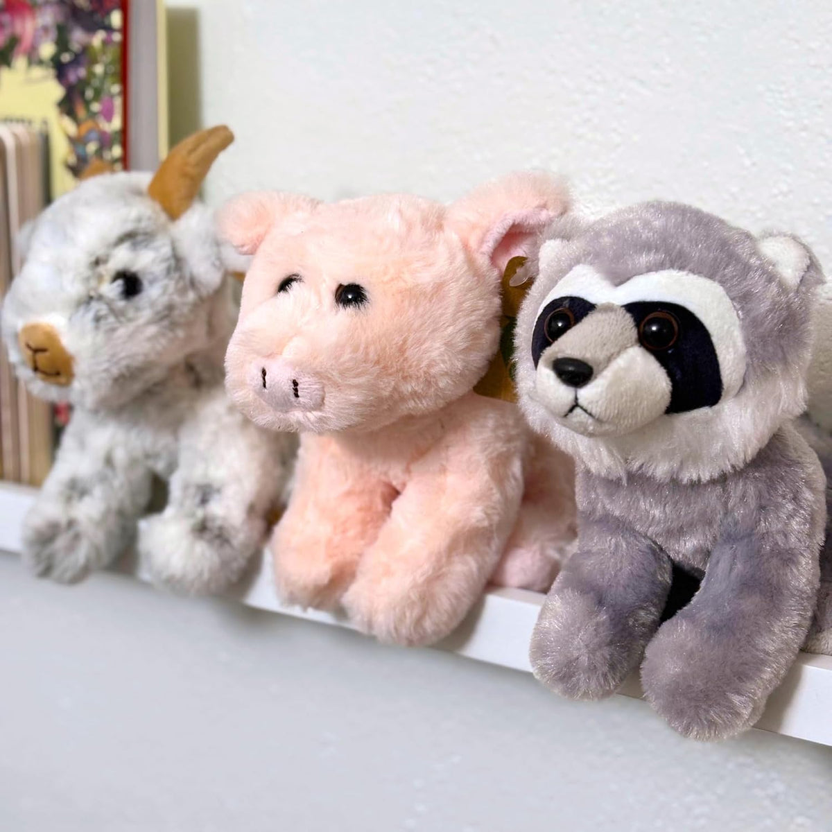 The Petting Zoo - Peluche de mapache, regalos para niños, colección...