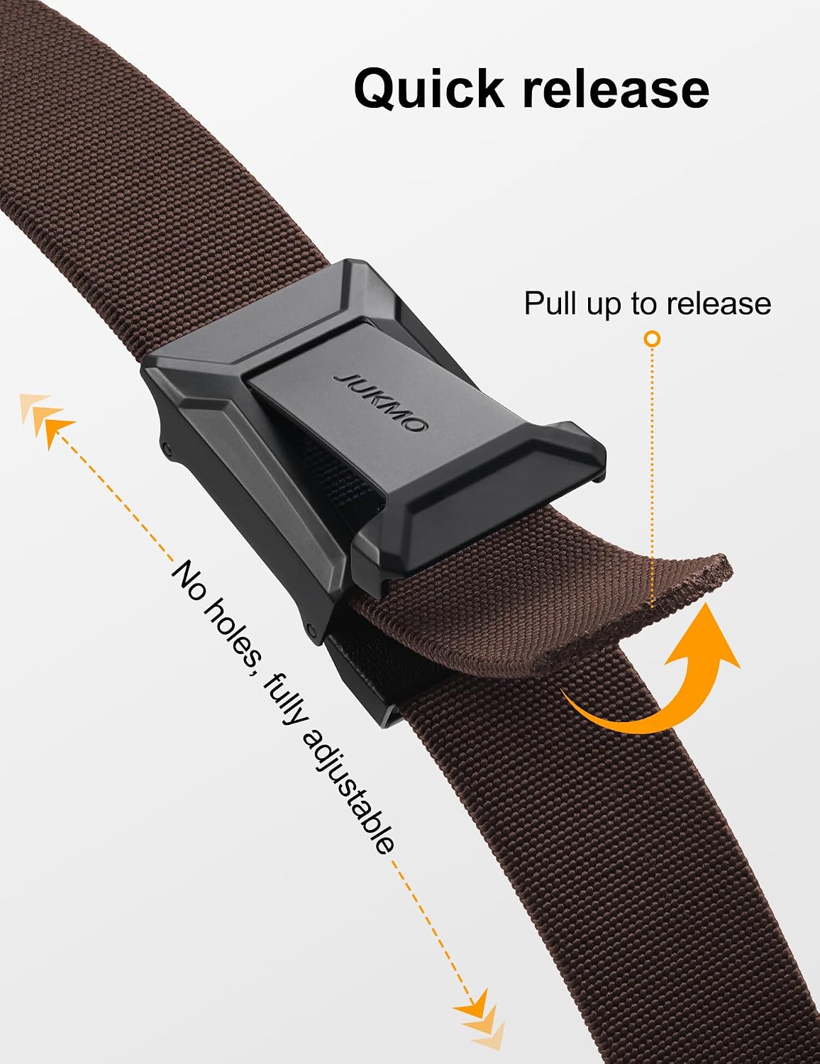 JUKMO - Cinturón táctico elástico para hombres, cinturón rigger mil...