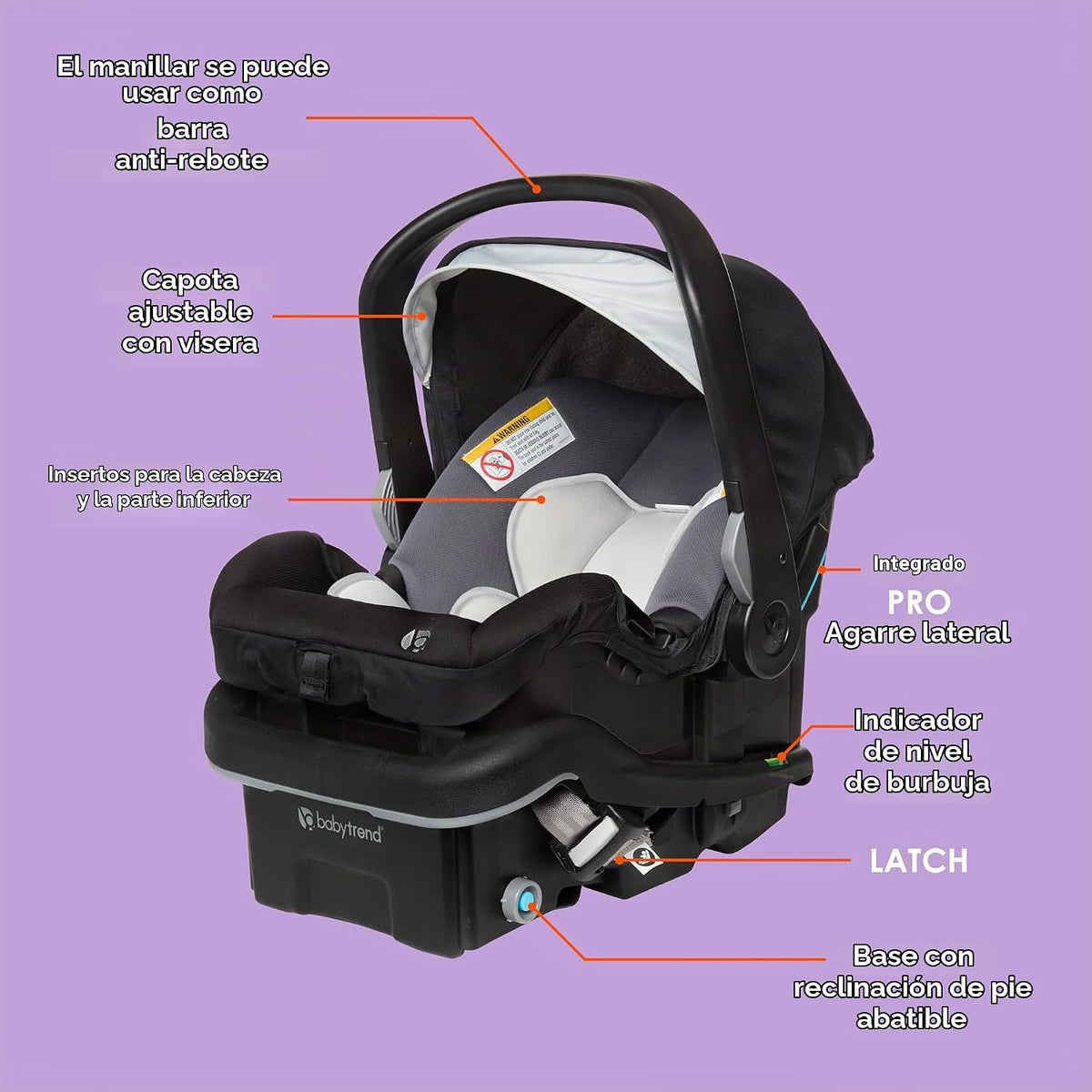 Baby Trend EZ-Lift™ PRO - Asiento infantil para automóvil, color ne...