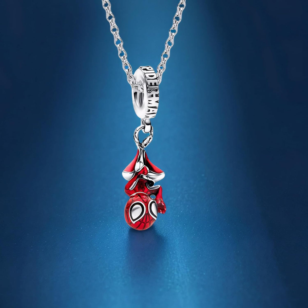 RZCXBS Collar con colgante de araña con cadena ajustable para hombr...