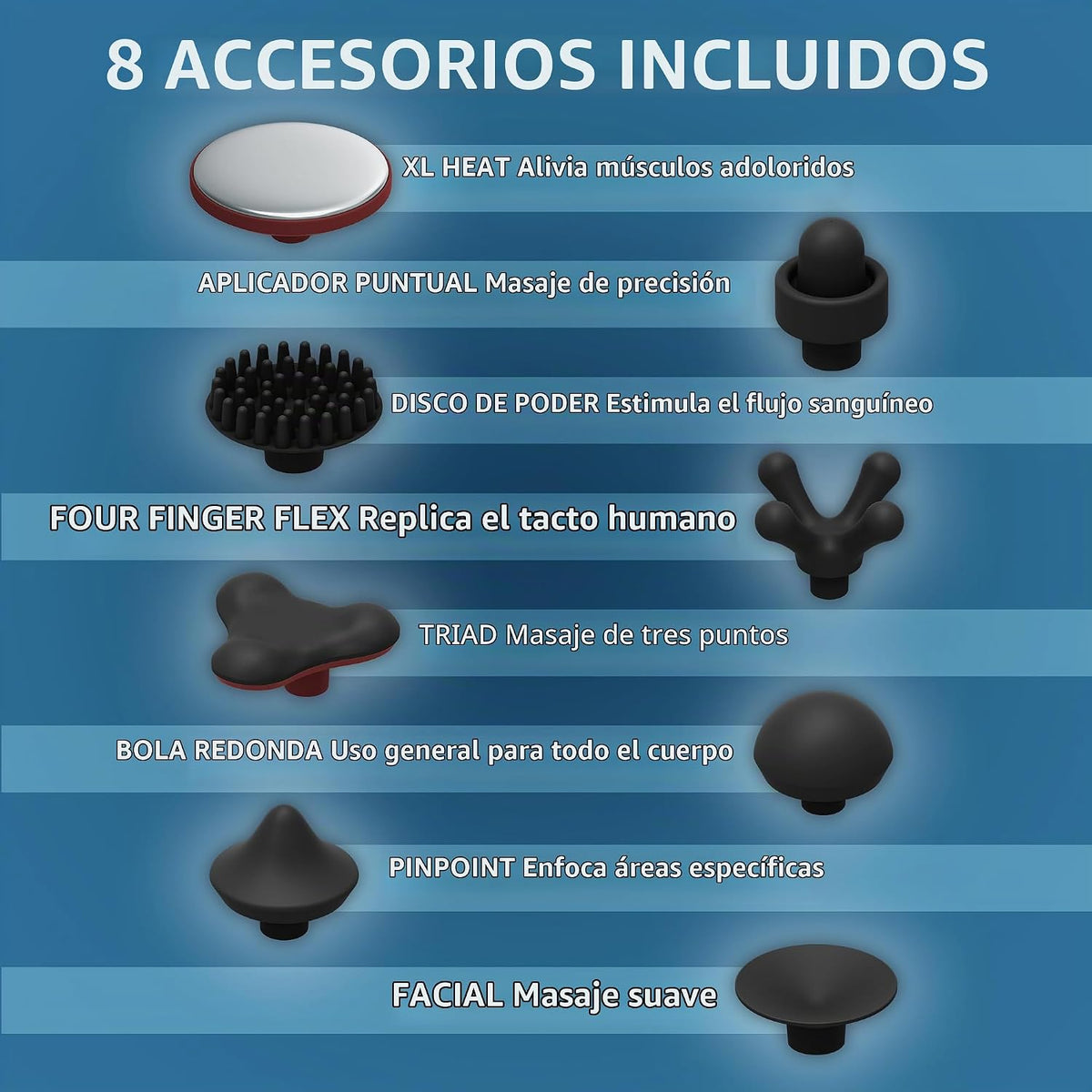 Wahl Clipper Deluxe - Kit de masaje giratorio de mano con cable de...