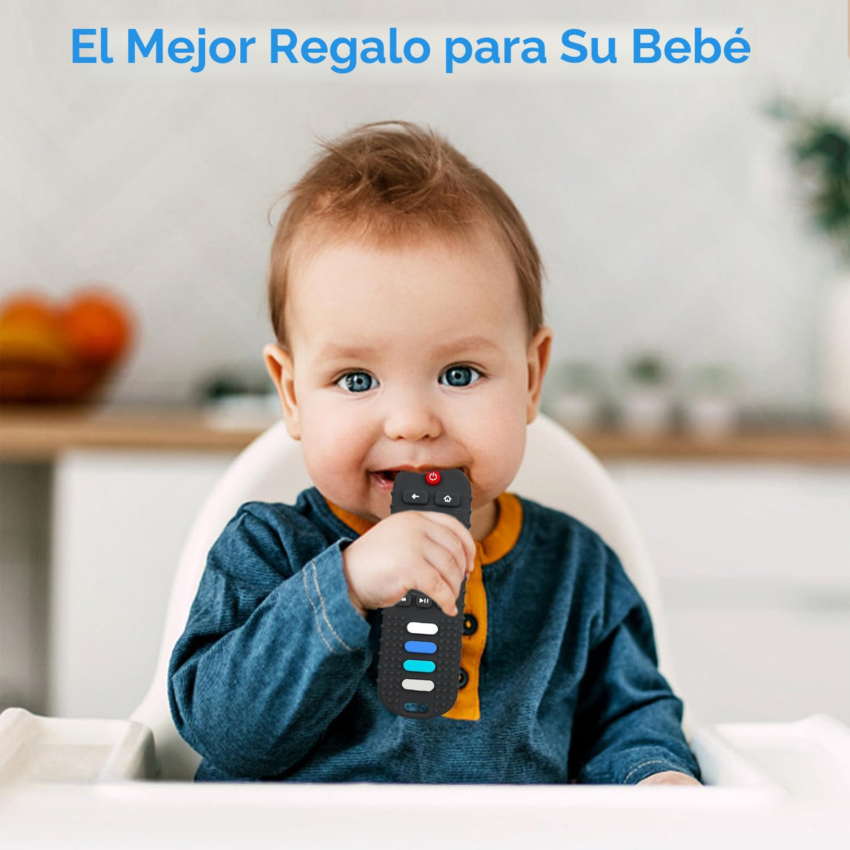ROBBEAR Juguetes de dentición para bebés, mordedor de silicona de g...