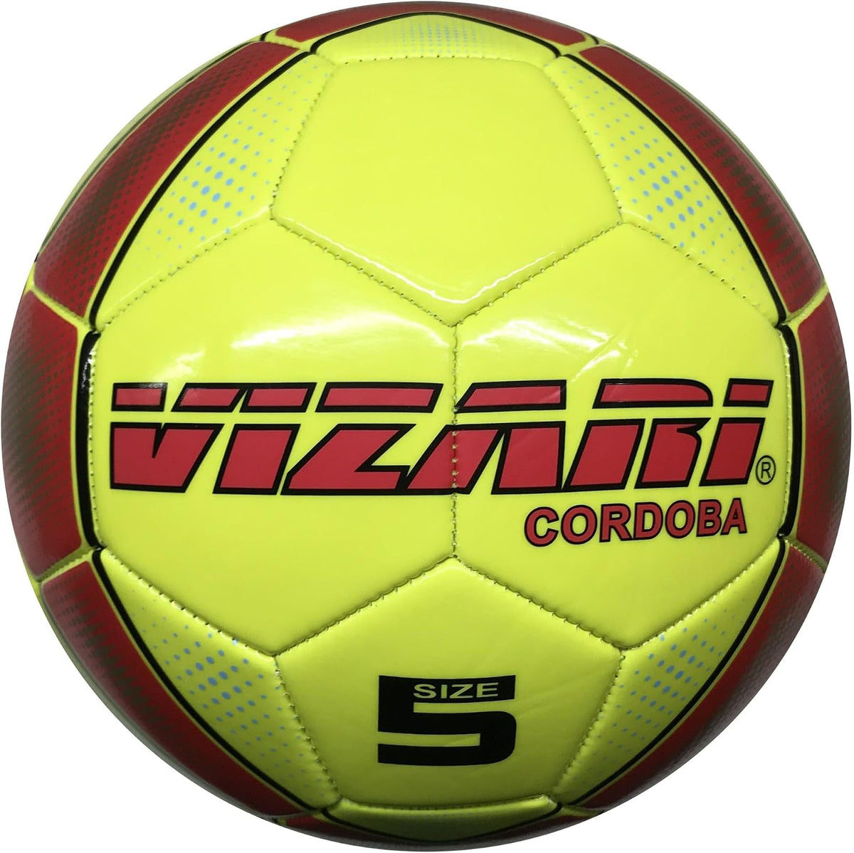 Balón de fútbol Vizari con flores