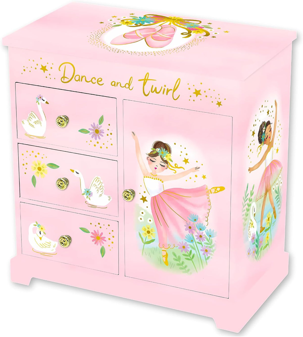 Giggle &amp; Honey® Joyero musical de bailarina para niñas | Juguet...