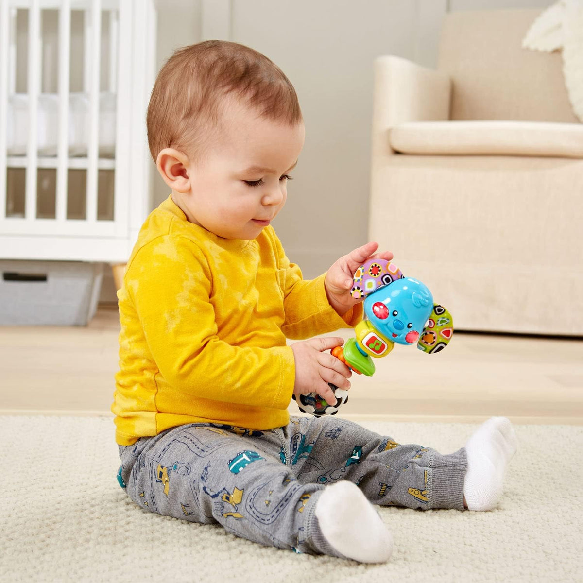 Cachorro sonajero para bebés que canta, de VTech