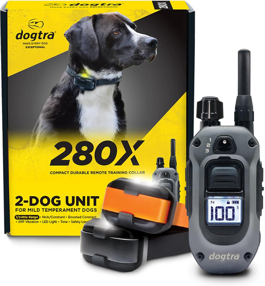 Dogtra 280X Collar E para 2 Perros con Control Remoto [Nueva Edició...