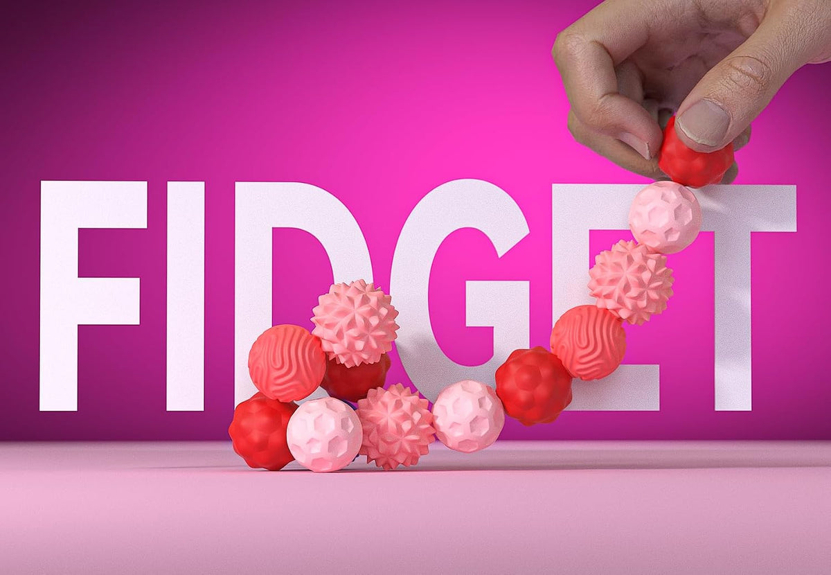 Juguetes de Pelotas Magnéticas de Silicona Fidget, 8 Piezas con Tex...