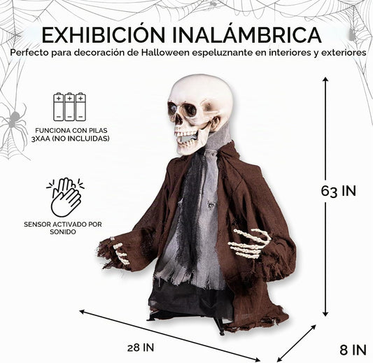 Evergreen - Zombi animado rompetierra para decoración exterior de H...