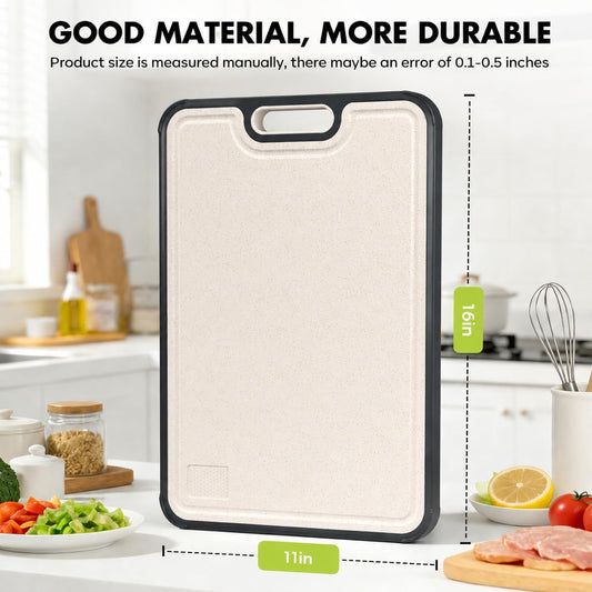 Tabla de cortar de titanio para cocina, tabla de cortar de doble ca...