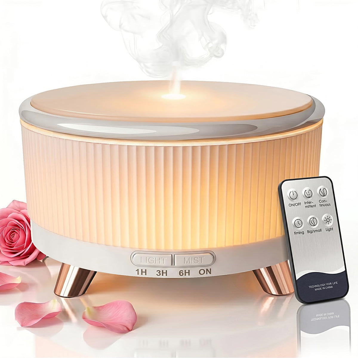 COOKMEX difusor del aceite esencial de 16.9 fl oz, difusor ultrasón...