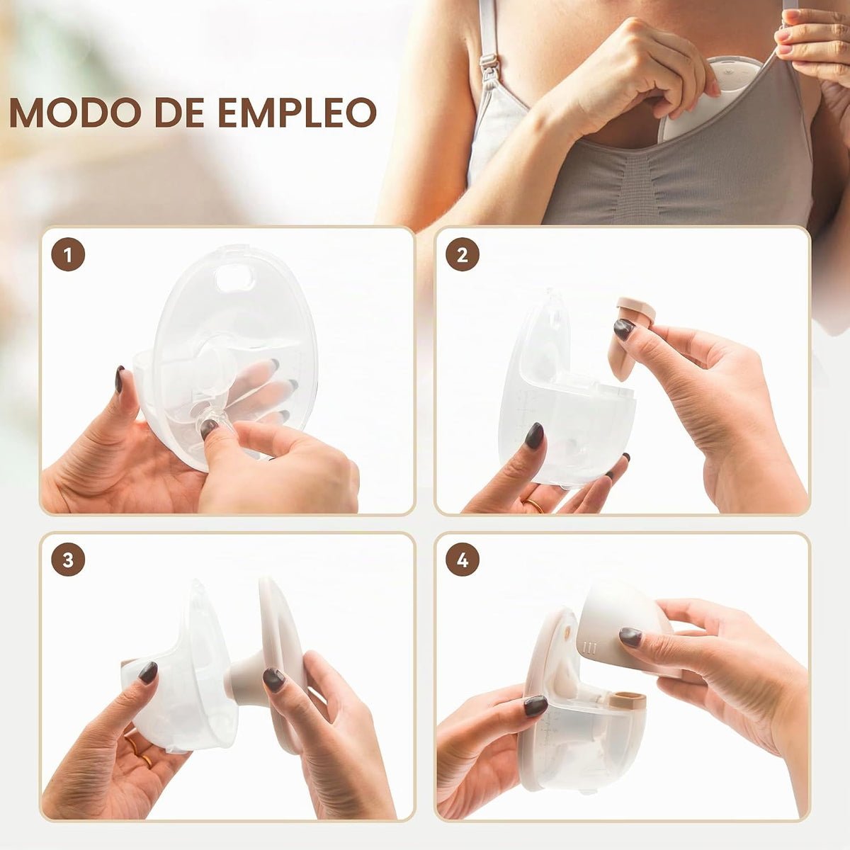 Extractor de leche E10\/E20\/S1\/S1 Pro piezas de repuesto para euf...