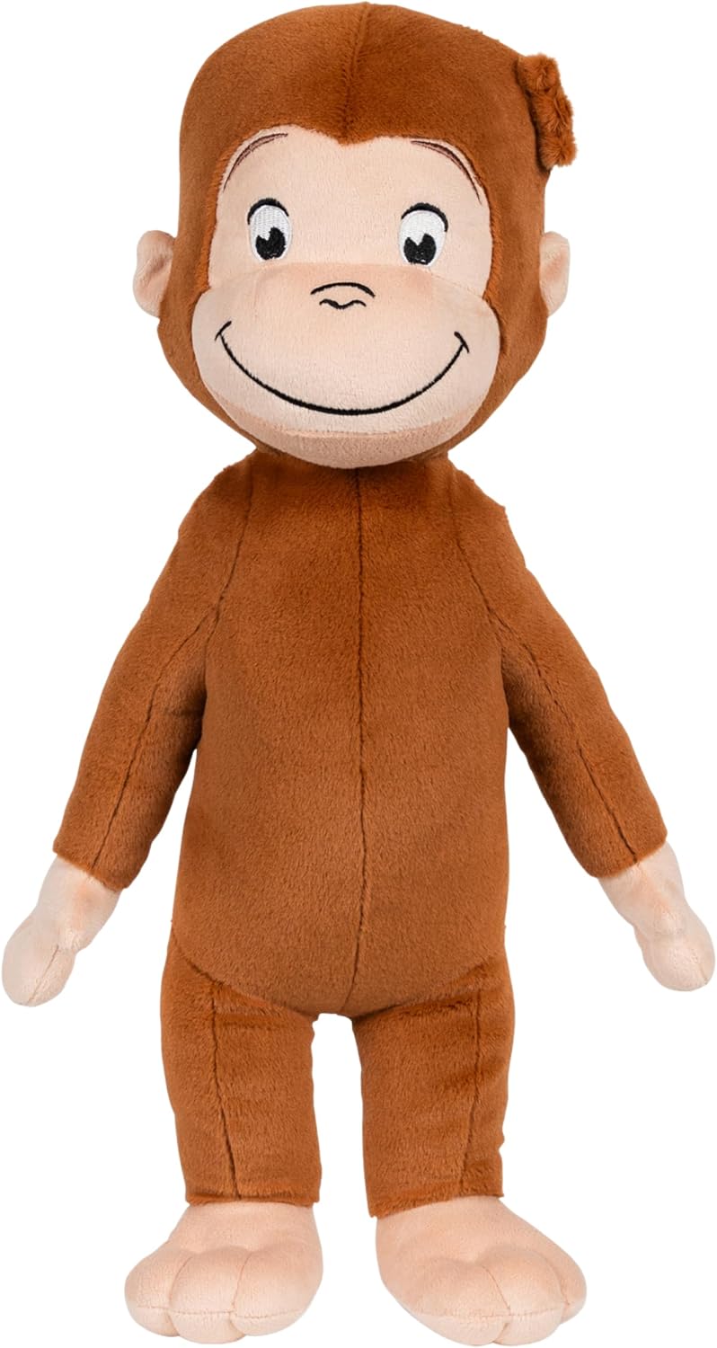 Curious George Kids Bedding - Almohada de felpa súper suave y acoge...